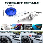 Universal Push Button Bumper Hood Alloy Quick Release Fastener (2000-2005)