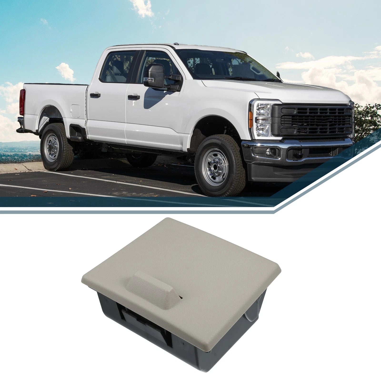 Cup Holder for Ford F-250 Super Duty (2008–2010) Panel Drink Holder Khaki