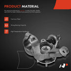 Front Steering Knuckle & Hub Bearing Pair for Ford Transit Connect (2010-2013)