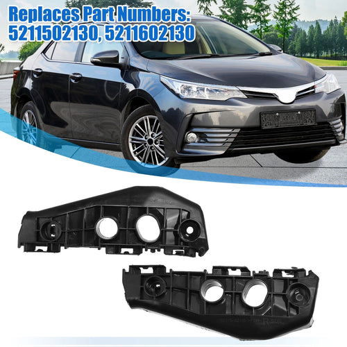 1 Pair Front Bumper Mounting Support Bracket 5211502130 for Toyota Corolla (2009–2011)