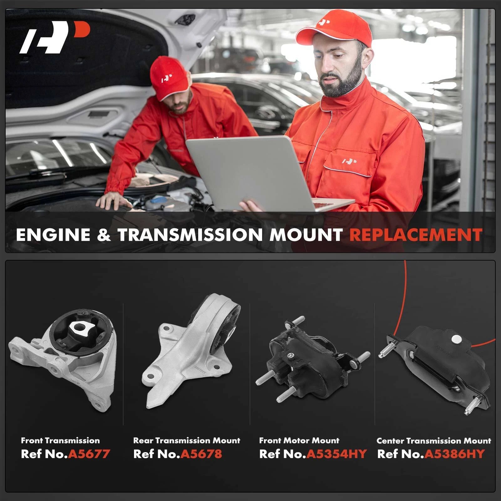 Engine Motor & Transmission Mount for Chevrolet Malibu (2006-2007)
