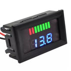 2X Digital Voltmeter Battery Gauge 12V 72V for Car Marine Motorcycles