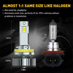 2X H11 H8 LED Headlight Bulbs