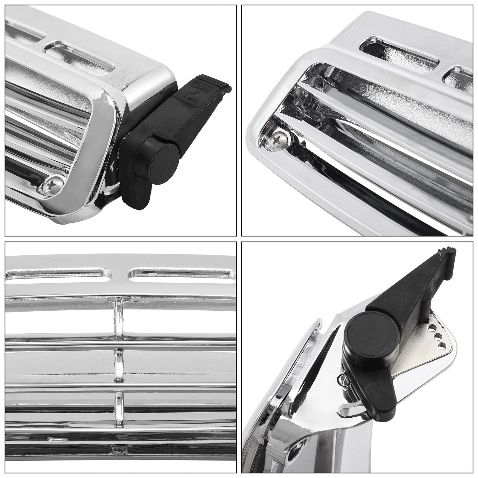 Chrome Windshield Air Vent for Honda Goldwing GL1800 (2001–2017)