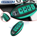 Soft TPU Leather Key Fob Cover Holder Shell for Nissan (2007–2021)