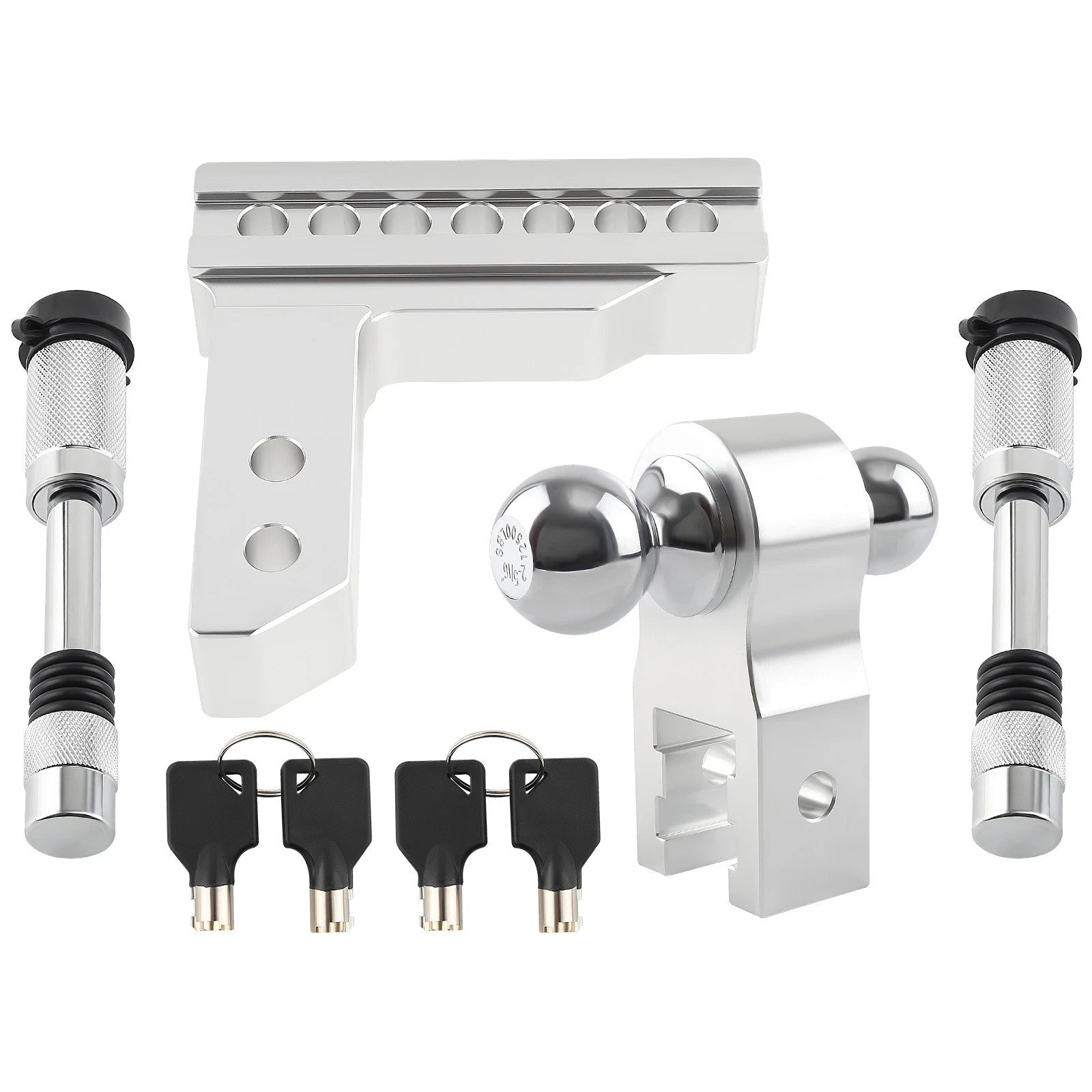 Adjustable Tow Hook Dual Ball for Trailer RV (5000LBS)