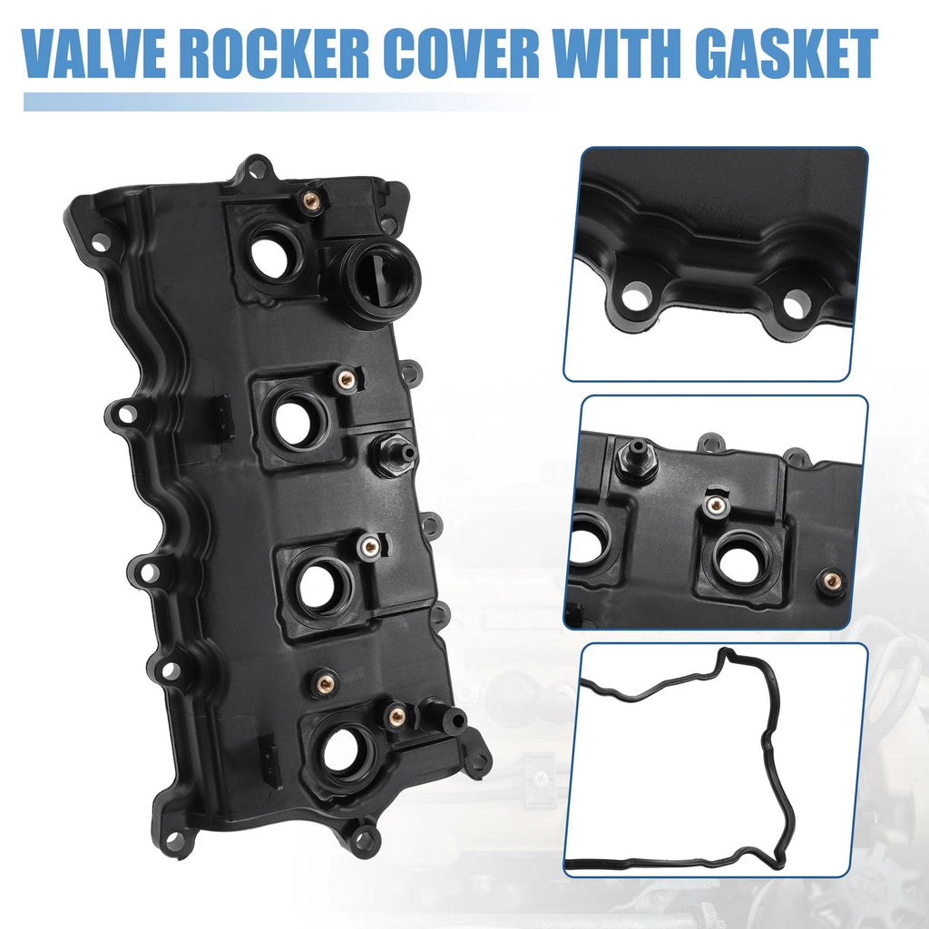 Set of 1 Engine Valve Cover with Gasket for Nissan Rogue (2008–2013) No.13264JG30A