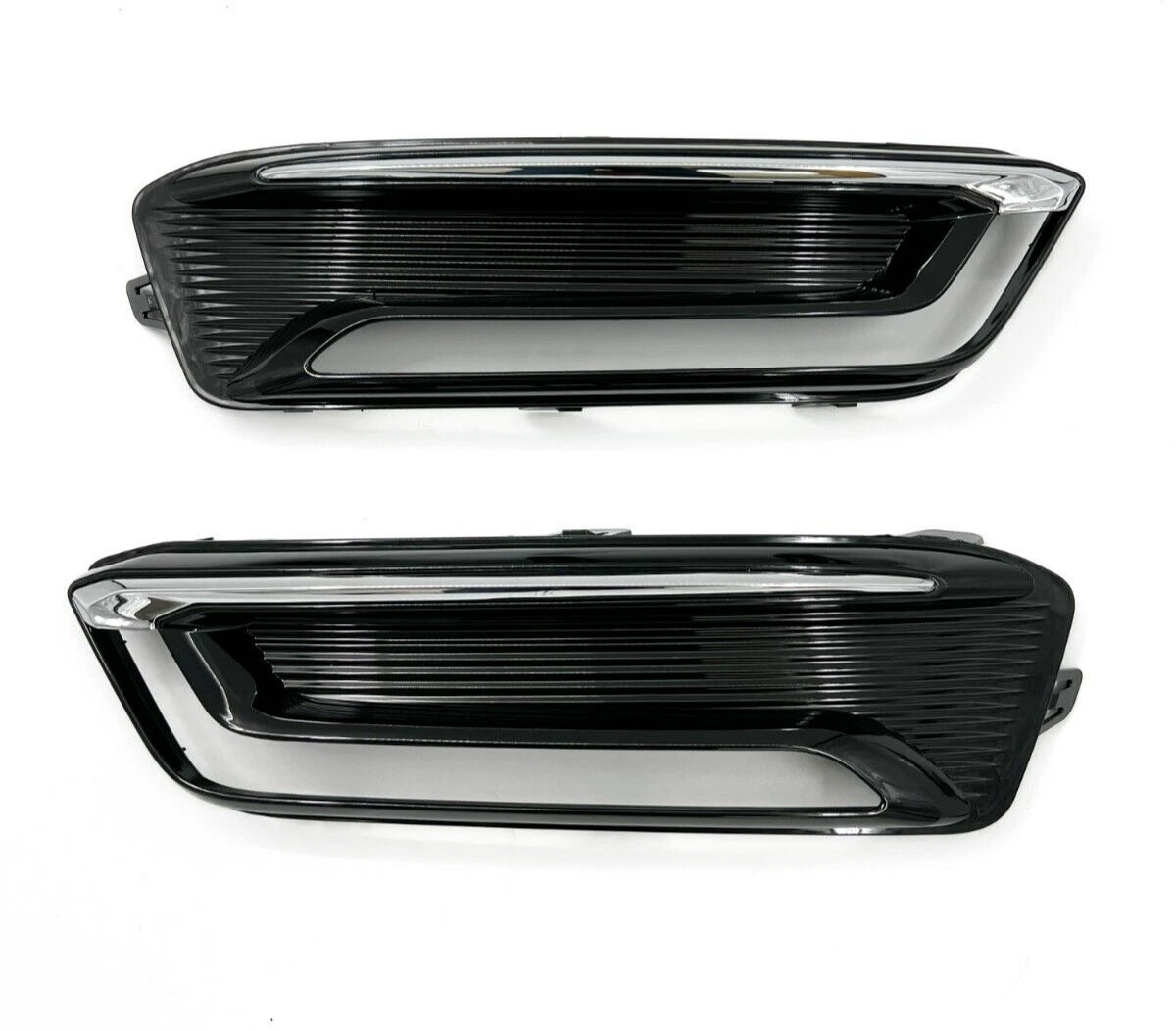 Front Driving Fog Light Lamp Bezels Covers Left Right for Chevy Impala (2014–2019)