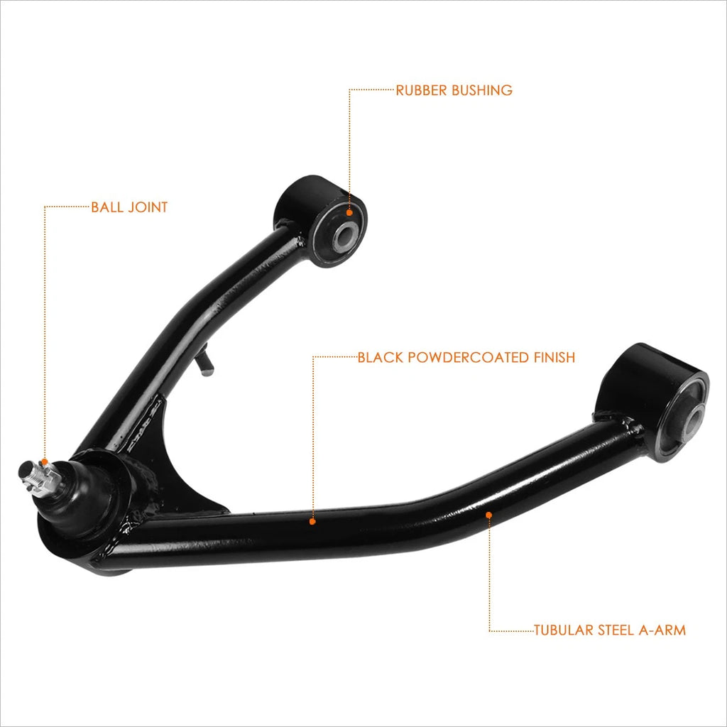 J2 2-4" Lifted Front Upper Control Arms for Silverado Sierra Tahoe Yukon (2007–2019)