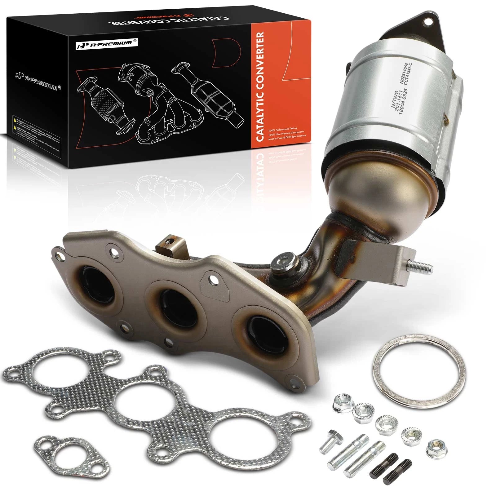 Catalytic Converter Front Right for Toyota Highlander Lexus RX450h (2009-2015)