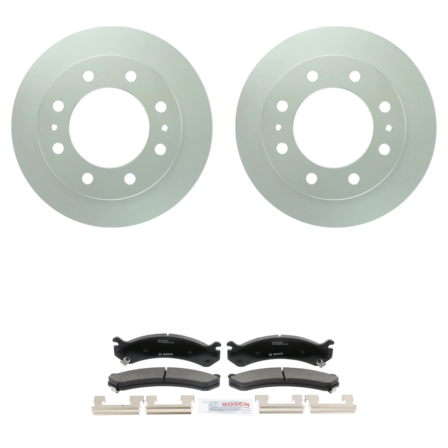 Set of 4 Bosch Quietcast Ceramic Disc Brake Pads for Chevrolet Avalanche (2001–2006)