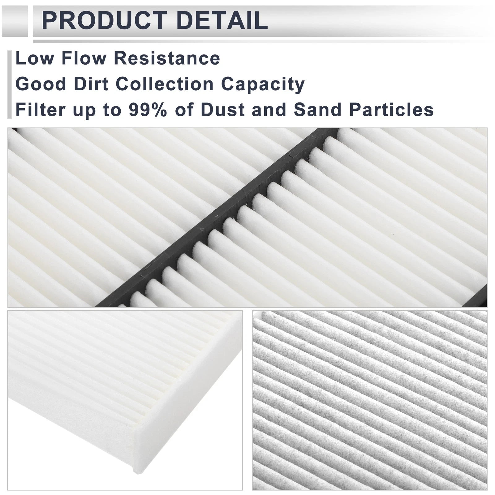 Engine Cabin Air Filter Combo No. 272774BU0A for Nissan Rogue (2014–2020)