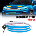 LED Dynamic Light Hood Strip Daytime Running Lamp for Universal