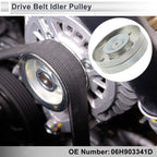 Drive Belt Idler Pulley for Audi A4 (2007–2017) No. 06H903341D Black