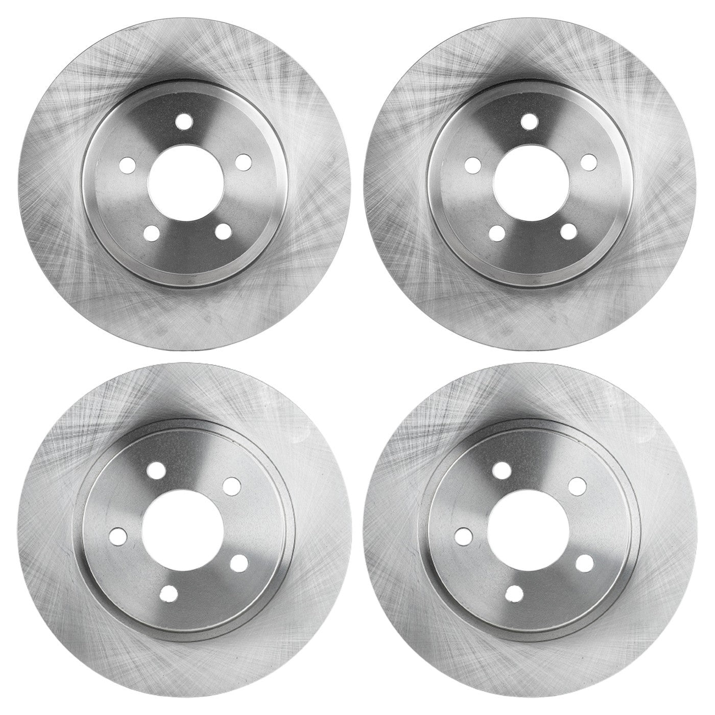 Front and Rear Disc Brake Rotors for Ford Mustang (2005–2014)
