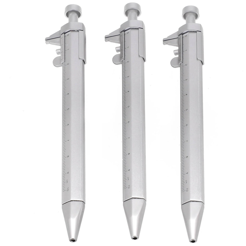3pc Gel Ink Pen Set for Office (Vernier Caliper 0.5mm Roller Ball)