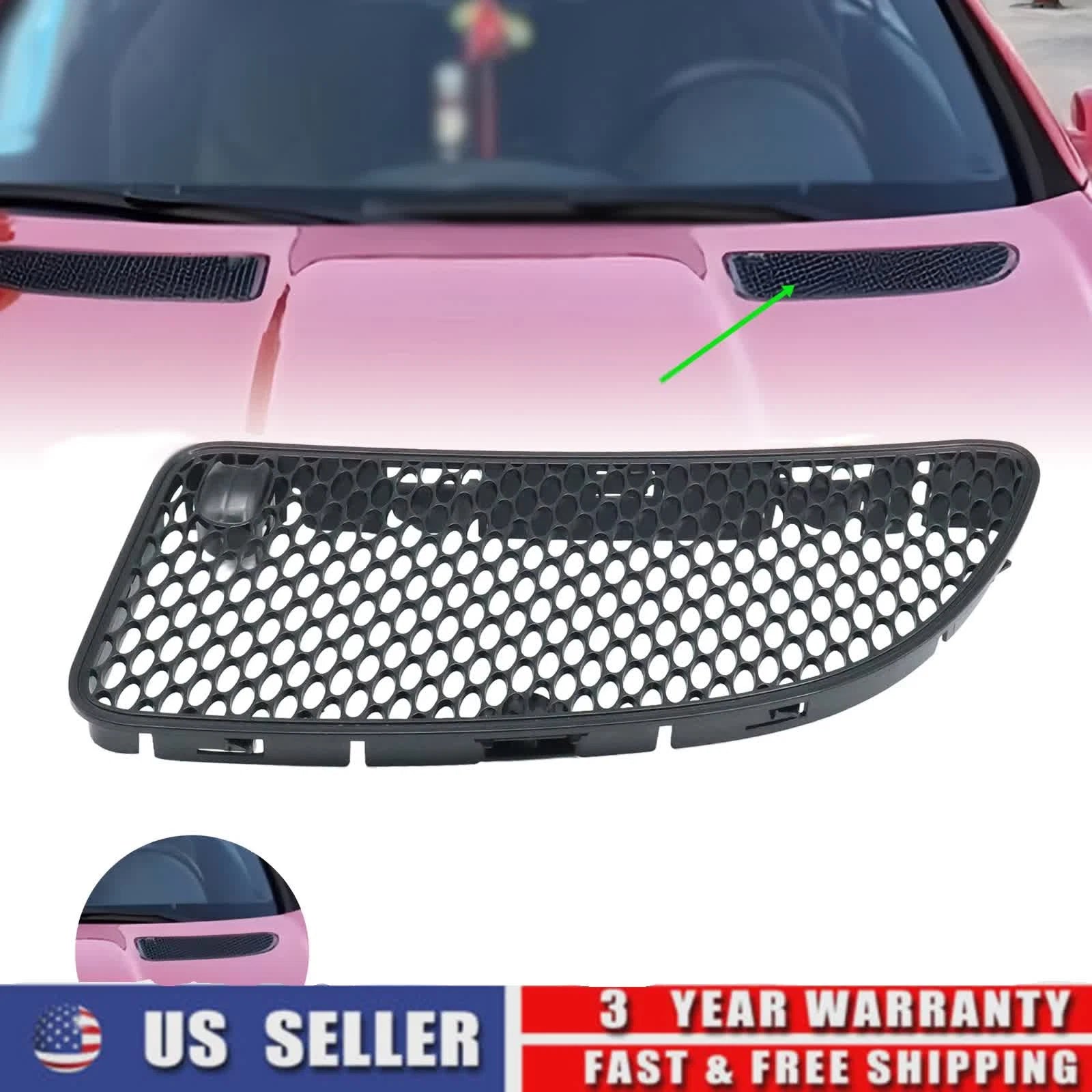 Front Hood Grille Driver Side for Mercedes SLK350 SLK280 (2005–2011)