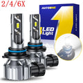 2X 9006 HB4 LED Headlight Bulb Bright 6500K Conversion Kit for Vehicles