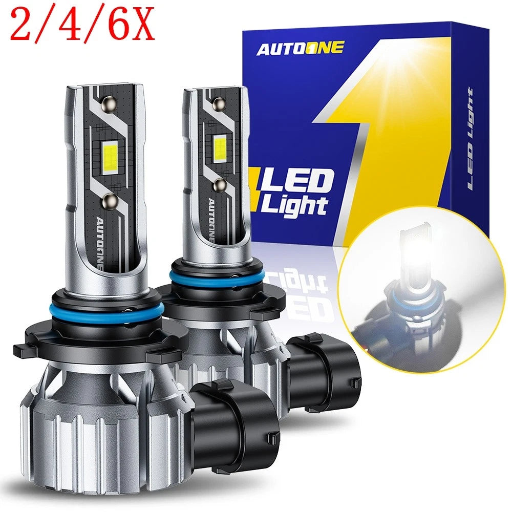 2X 9006 HB4 LED Headlight Bulb Bright 6500K Conversion Kit for Vehicles