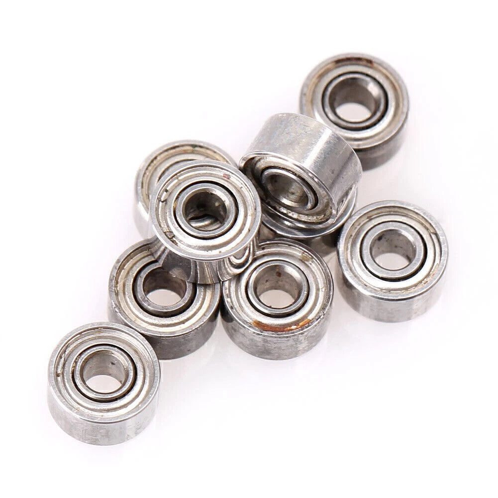 Set of 10 Miniature Ball Bearings 681XZZ 1.5x4x2mm for Spinner