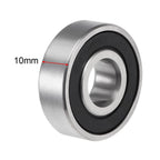 Set of 2 6201-2RS Ball Bearings for Universal Applications (12x32x10mm)