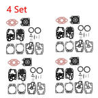Set of 4 Carburetor Gasket Parts Kit for Honda GX22 GX31 (WALBRO K20-WYL)