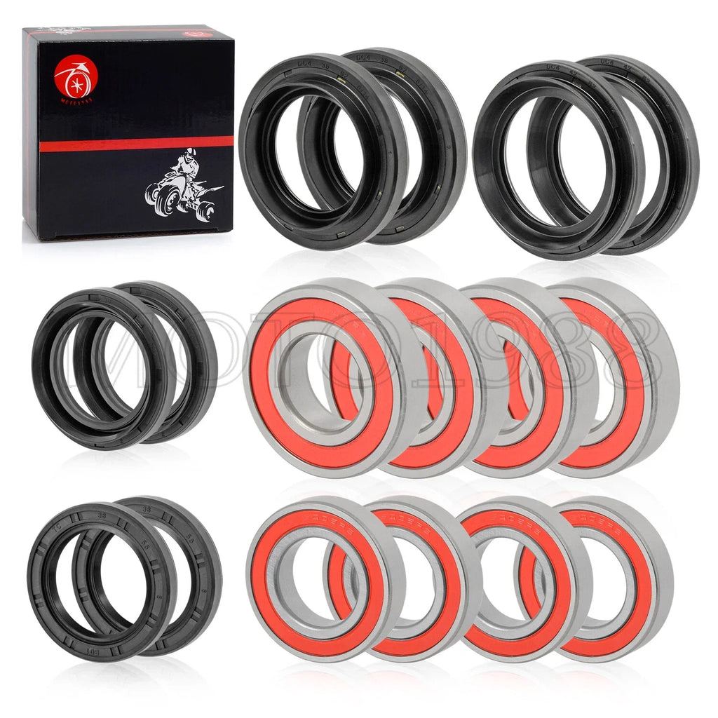 Front & Rear Bearing Seals Kit for Yamaha Rhino 450 660 700 YXR (2005–2013)
