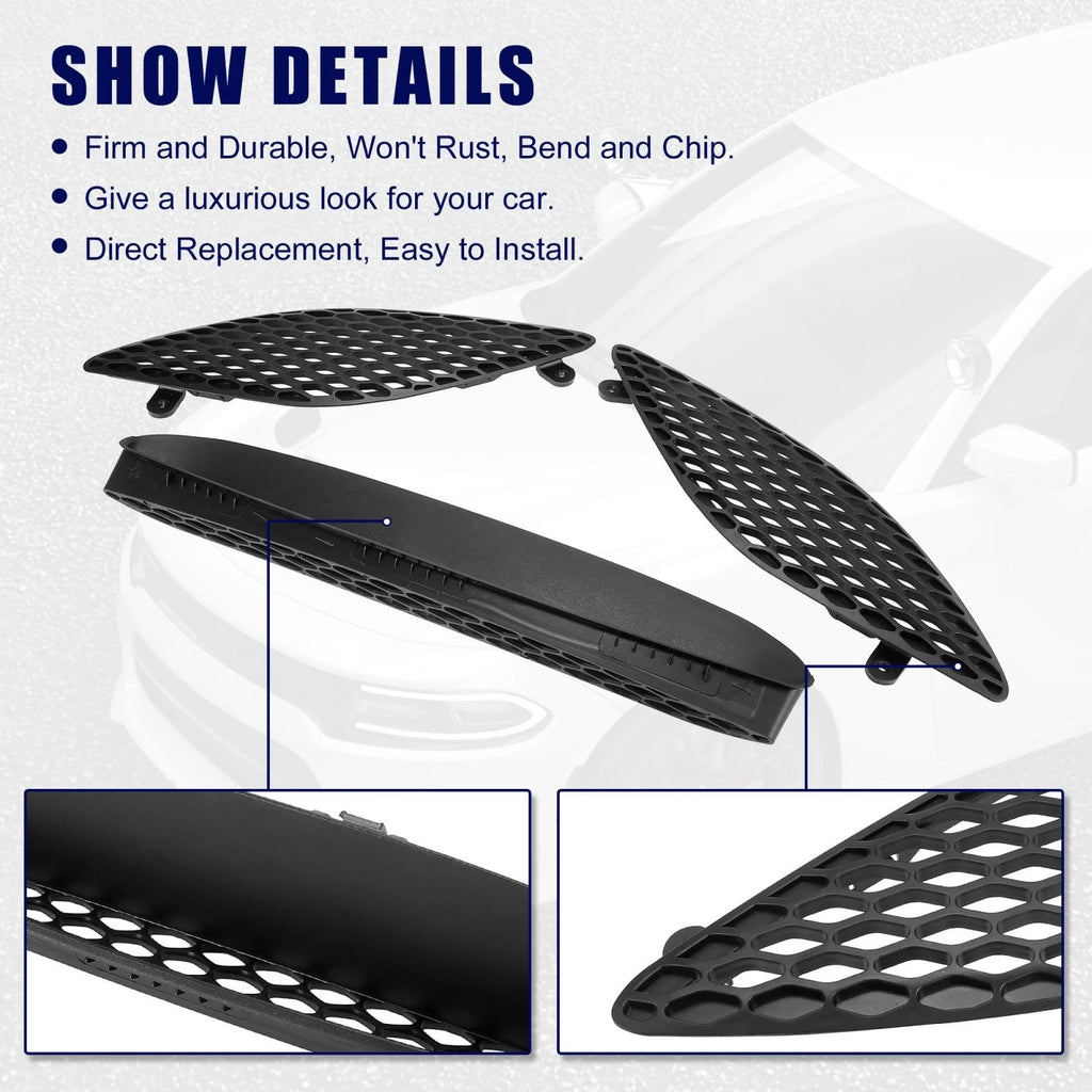 Hood Bezel Trim Grill Kit for Dodge Charger (2015–2020) 68202462AB