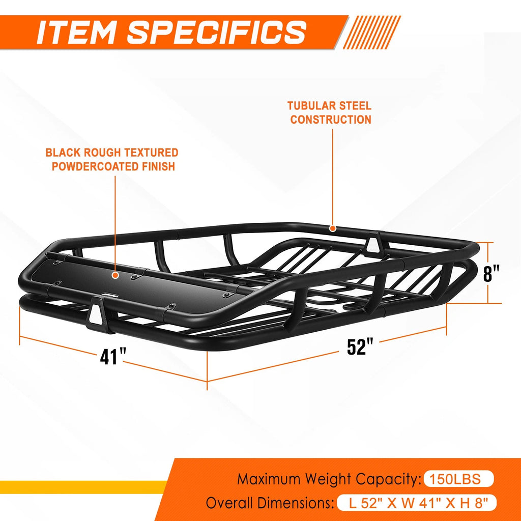 Roof Rack for Van/SUV (52"x 41")