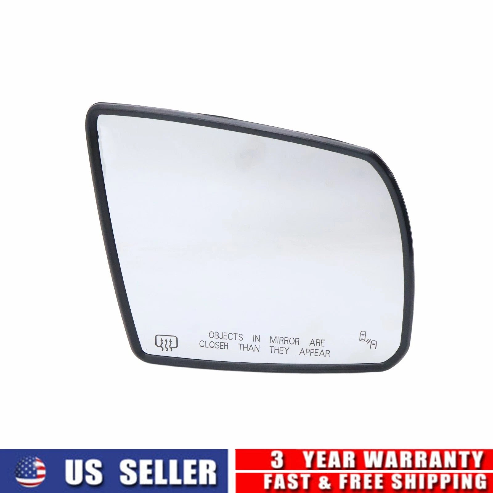 Passenger Mirror Glass for Toyota Tundra (2014–2021), Sequoia (2018–2022) 879030C090