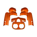 Instrument Housing for Harley Road Glide FLTRX (2015–2023) Scorched Orange/Black Denim