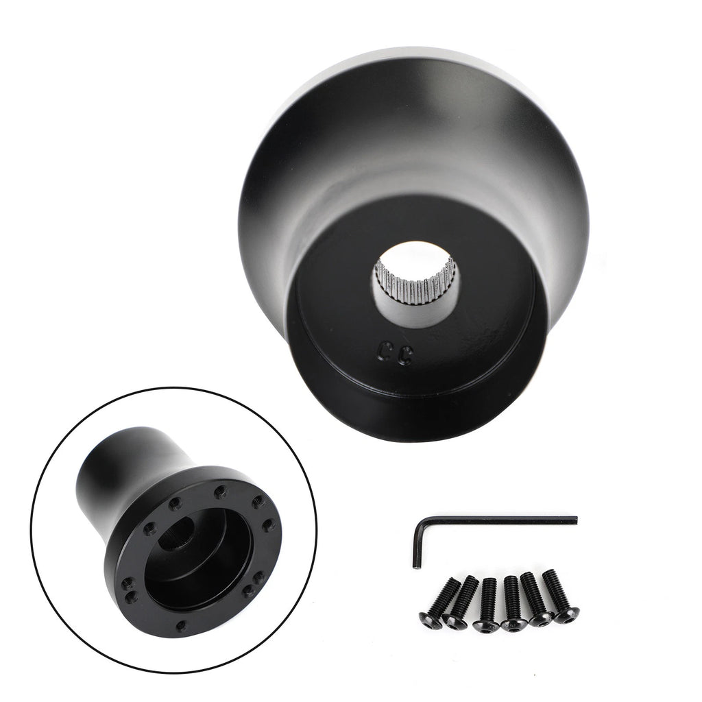 Aluminum Steering Wheel Adapter Hub for Club Car DS (1984–Present) Black