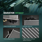 Aluminum Radiator for Toyota RAV4 (1998–2000)