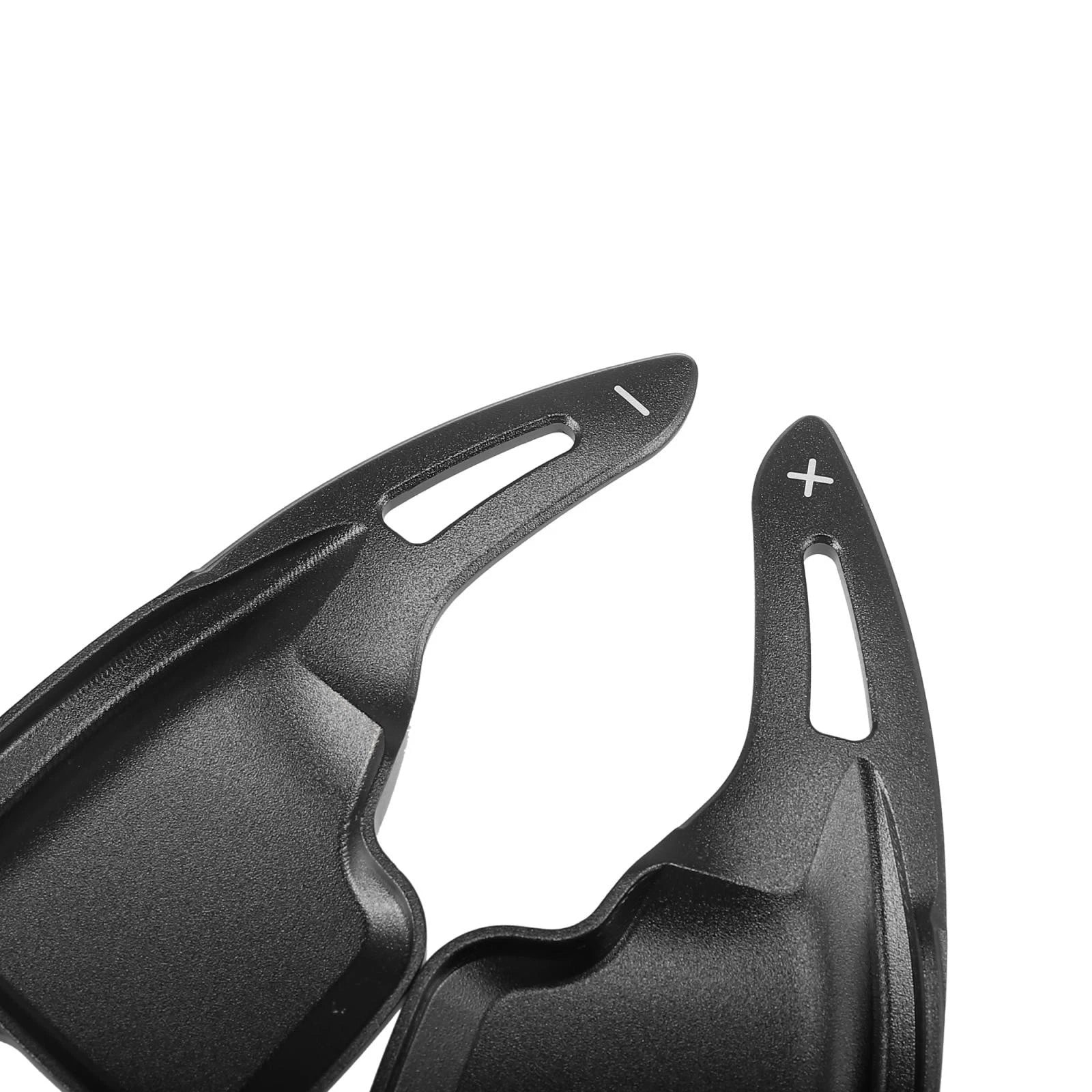 Pair Black Shift Paddle Covers for BMW 435i 220i (2014–2017)
