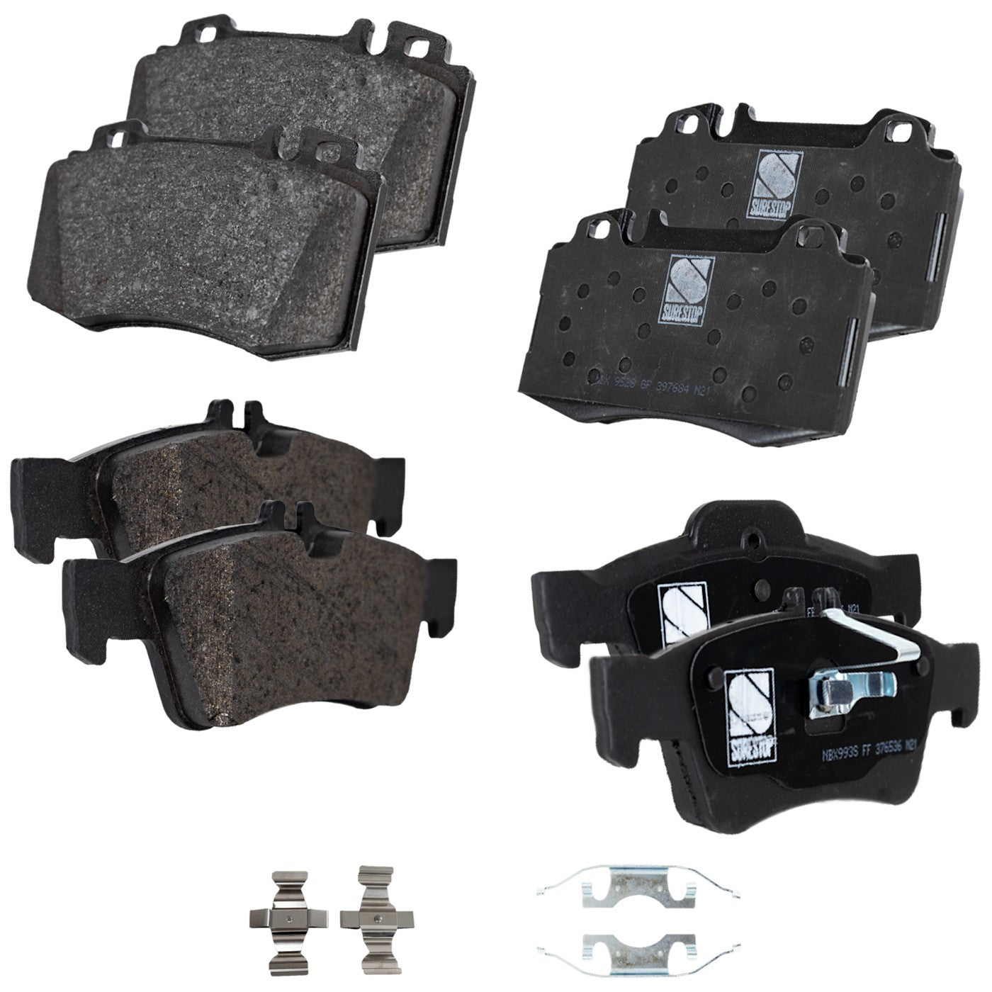 Brake Pads Set for MB Mercedes S Class CLS E SL (2007–2018)
