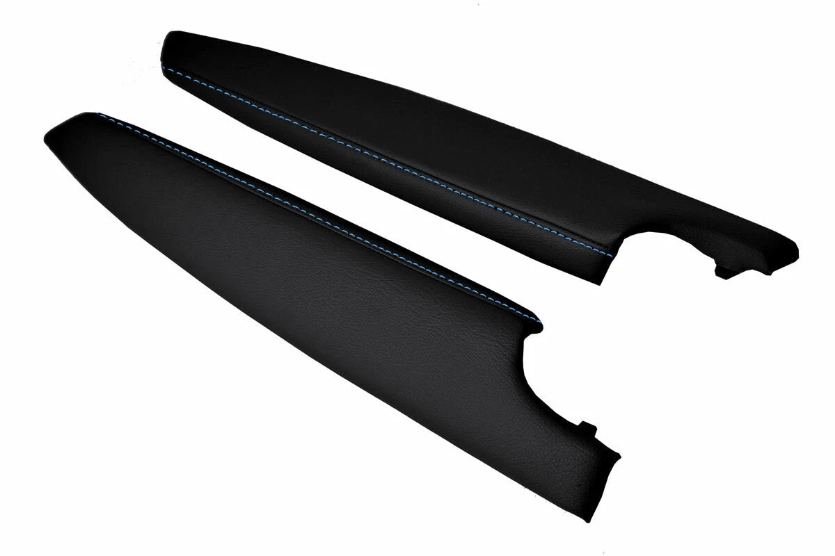 Door Armrest PVC Cover for Subaru BRZ Scion GRS Toyota GT86 (2013–2020) Blue Stitch