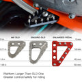 CNC Billet Rear Brake Pedal Lever Tip for Beta RR 300 430 480 (2015–2022)