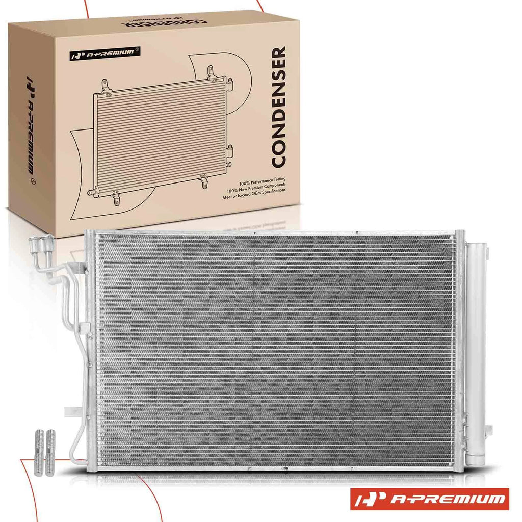 A/C Condenser with Bracket & Receiver Drier for Kia Seltos (2021–2022)