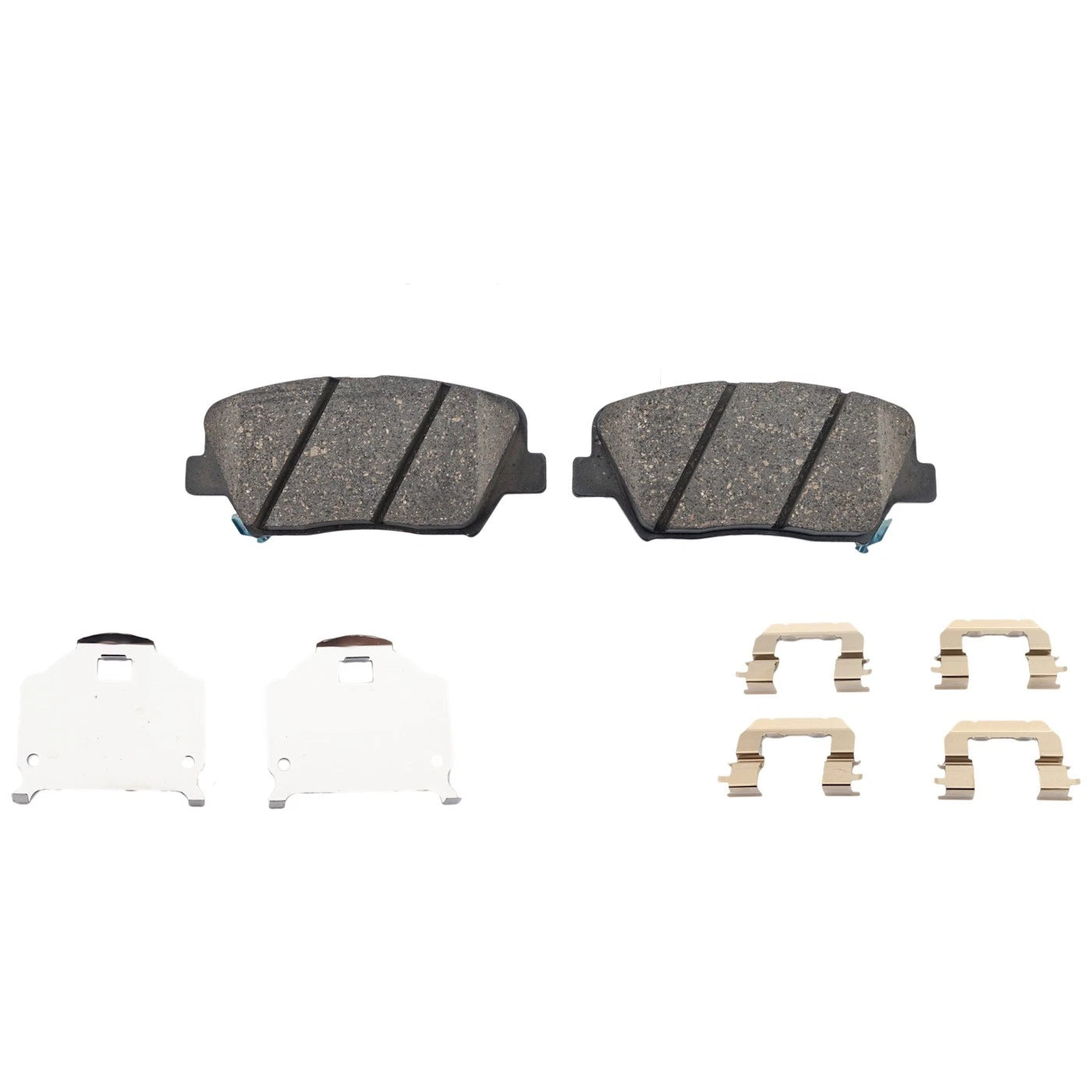 Set of 4 Brake Pads for Kia Sorento Hyundai Santa Fe Sport (2017–2018)