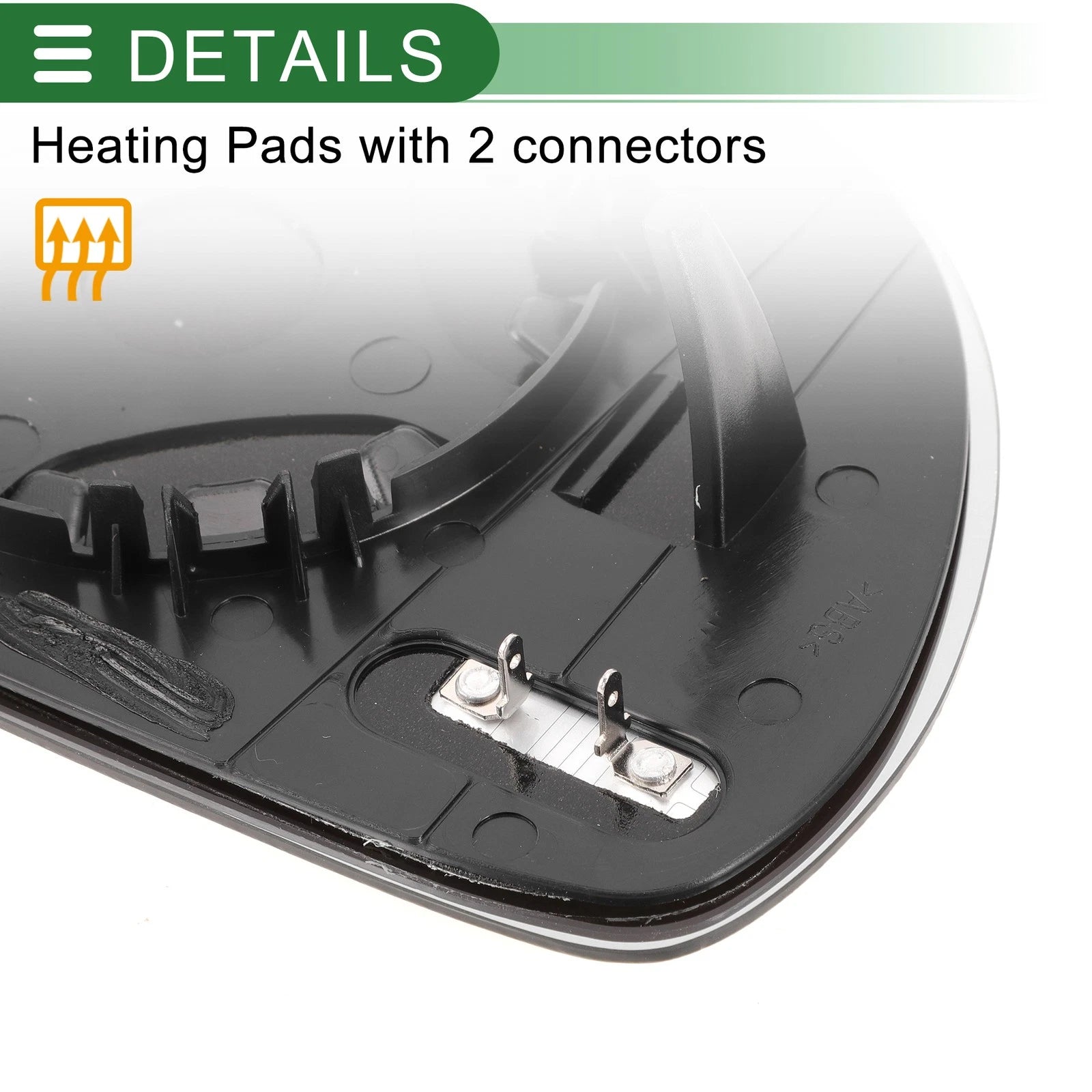 Heated Mirror Glass for Audi A3 A4 A6 A8 Q3 A5 (2000–2023)