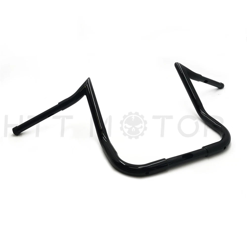 14" Handlebars for Harley Touring Batwing Fairing (1986–2017) Black