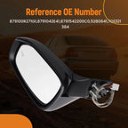 Right Rear View Mirror for Toyota RAV4 (2019–2023) 8791042E41 White