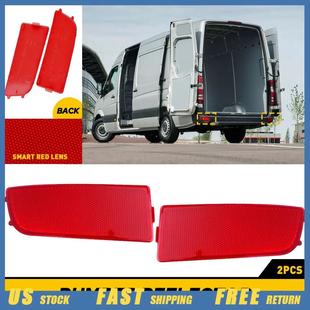 Rear Bumper Reflector Tail Lamp Case for Mercedes Benz Sprinter 2500 3500 (2010–2018)