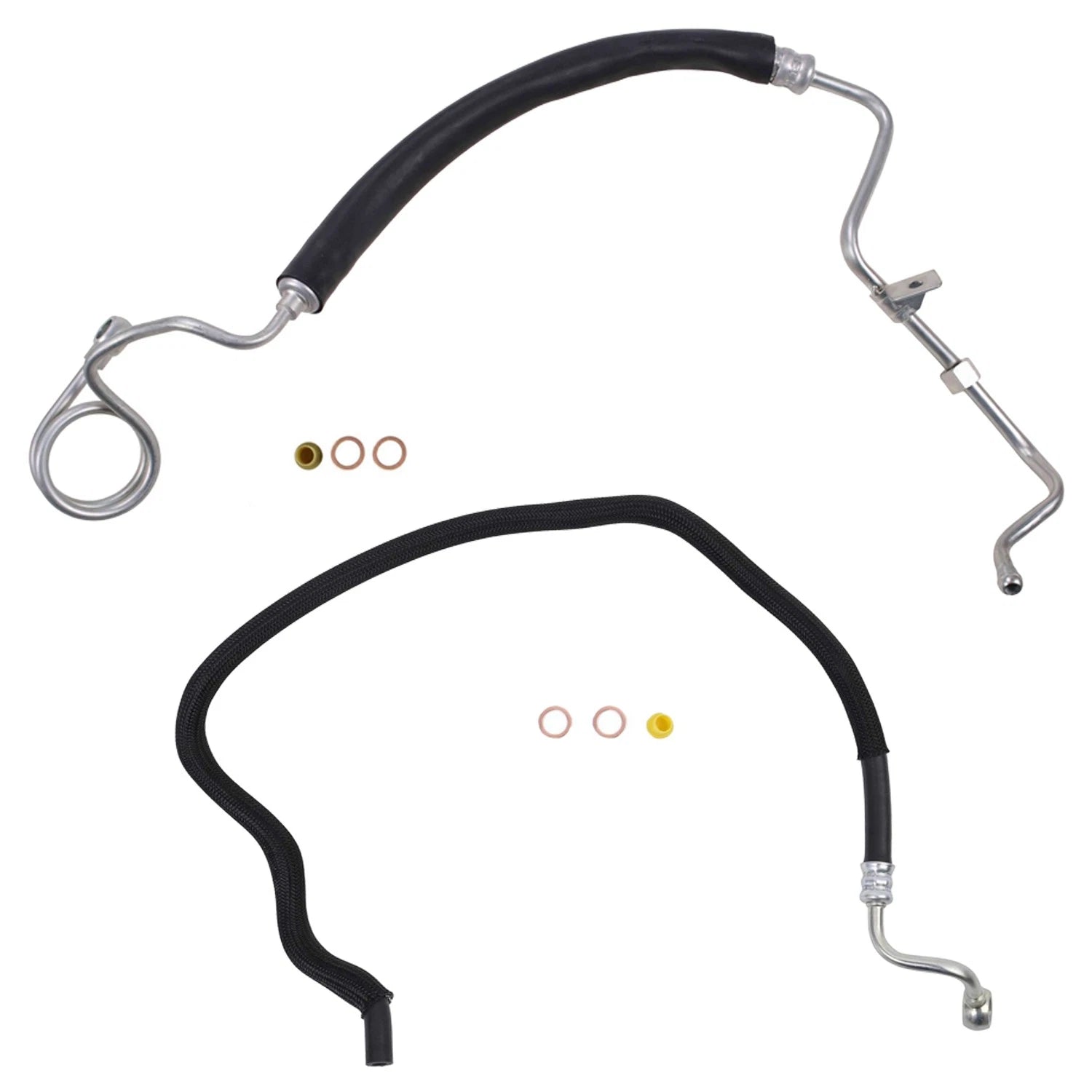 Sunsong Power Steering Pressure & Return Line Hose Kit for Audi A6 Quattro (2005–2011)