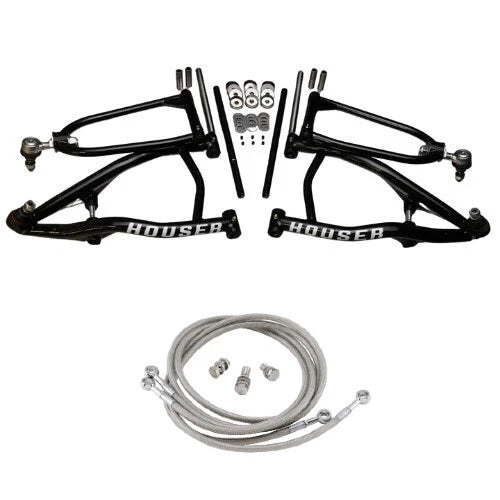Houser Long Travel A-Arms +0.5 for Yamaha YFZ450 / Raptor 700 (2004–2023)