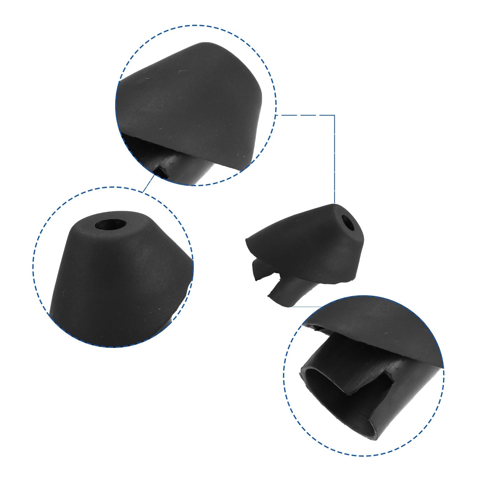 Car Antenna Ornament 86392-35031 for Toyota FJ Cruiser (2007–2014) Black