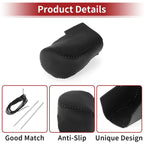 Gear Shift Knob Cover for Honda HR-V 2023-2024 Black Faux Leather