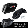 Hard Saddlebag Speaker Lid & Rear Fender for Harley Touring (2014–2024)