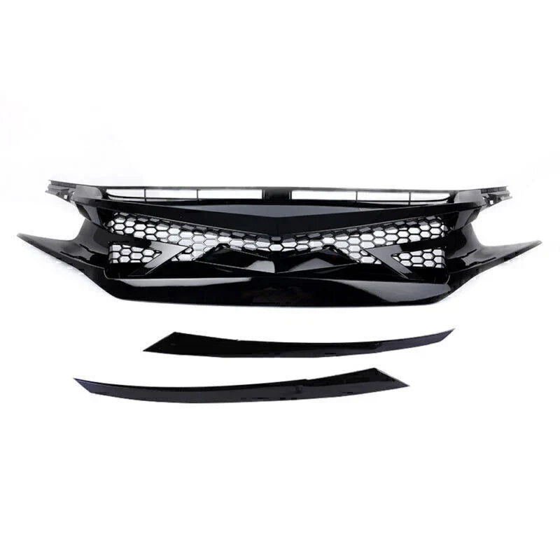 Front Bumper Mesh Grille for Honda Civic (2016-2018)