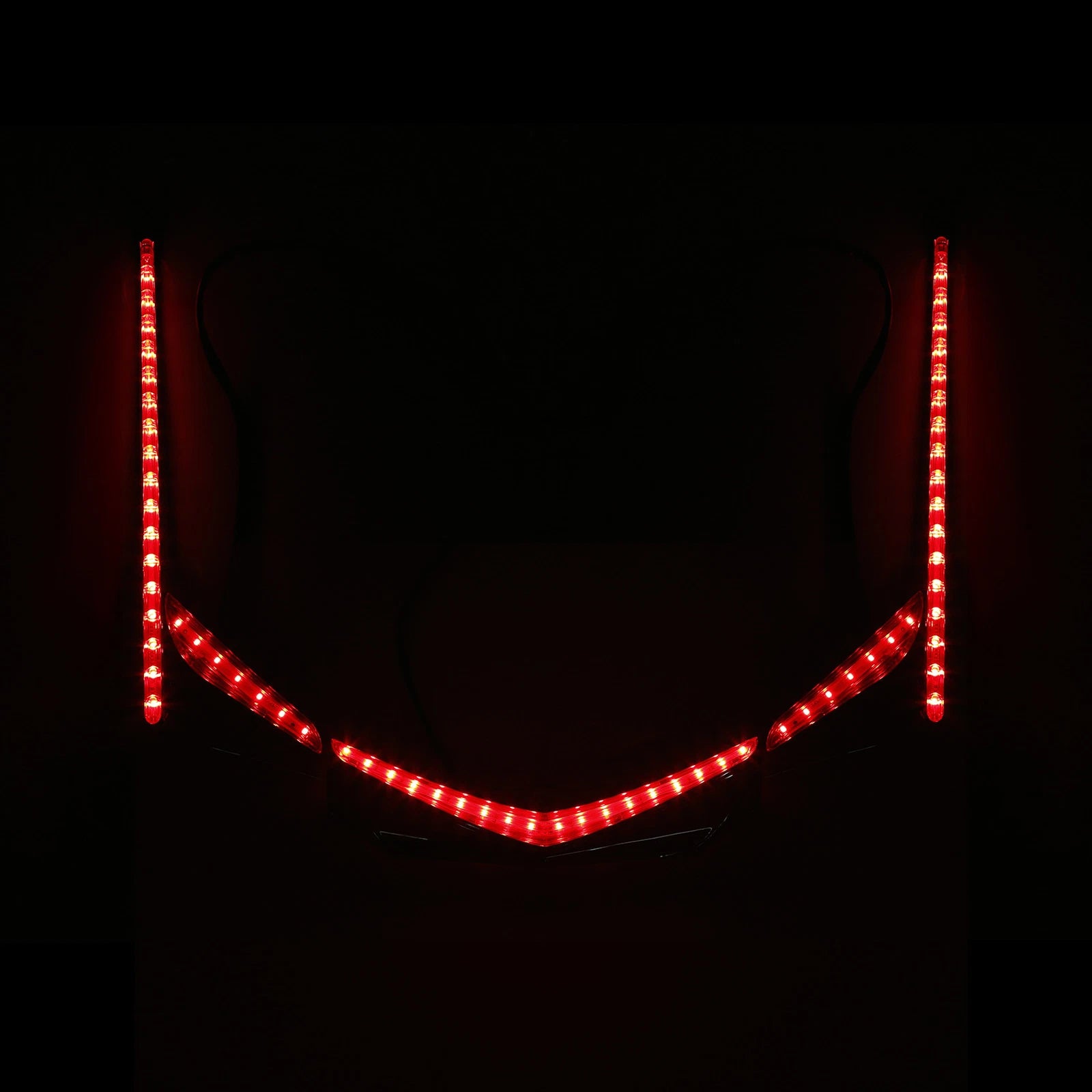 Fender Tip Accent Vertical LED Light Strip for Honda Goldwing F6B GL1800 (2013–2017)